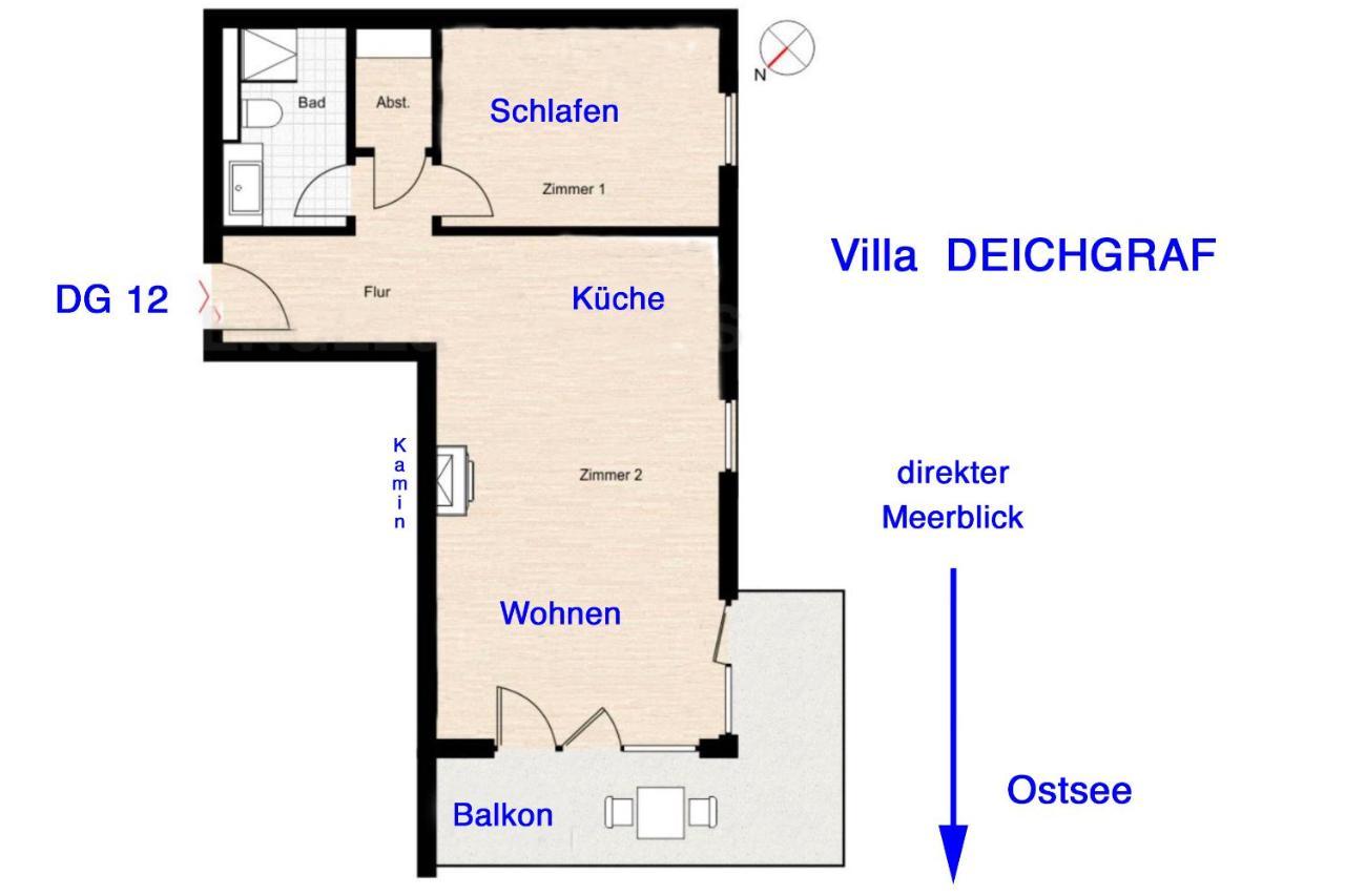 Villa Deichgraf 12 "Meerblick" Börgerende-Rethwisch Kültér fotó